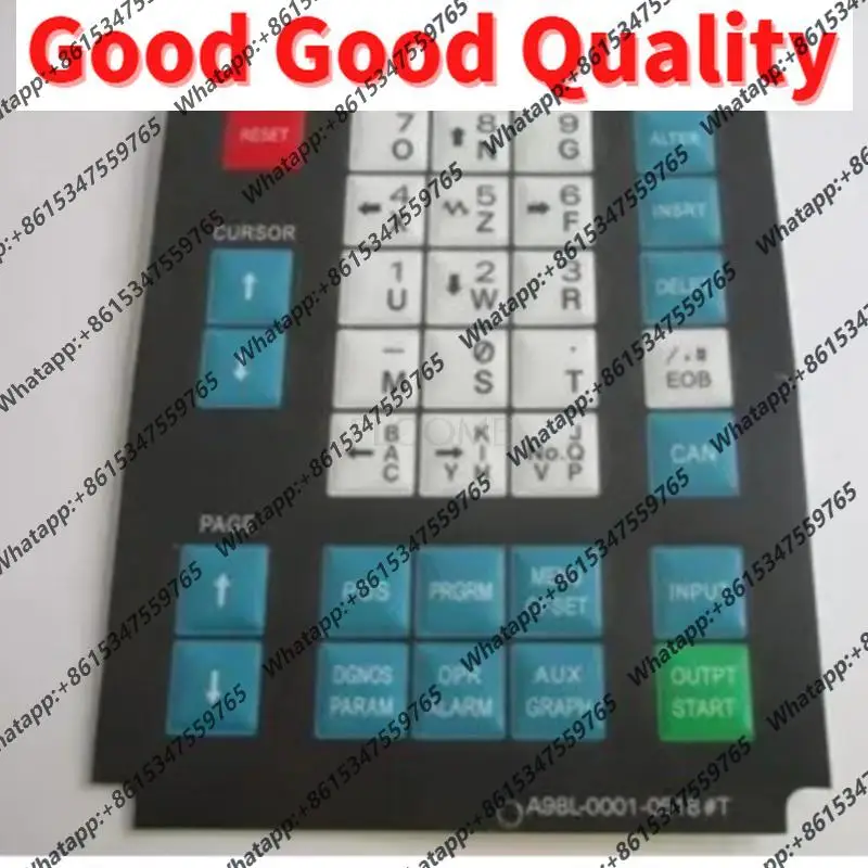 A98L-0001-0518#T 0T CNC HMI Membrane Keypad Buttons For Fanuc Machine Operator Panel