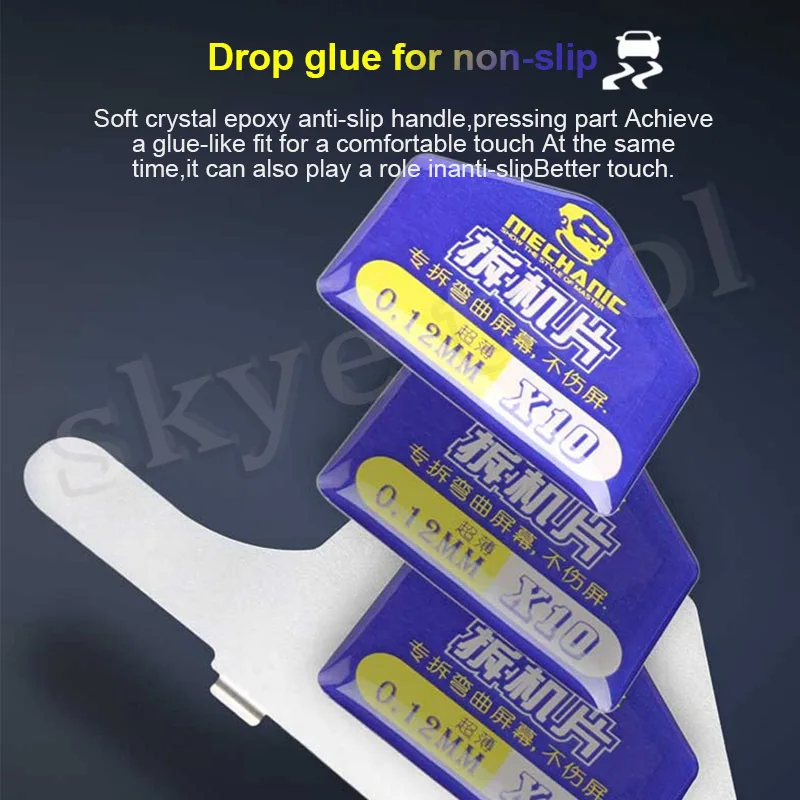 MECHANIC X10 3D Curved LCD Screen Disassembly Card for Mobile Phone Tablet Repair Back Cover Frame Opening Hand Tool