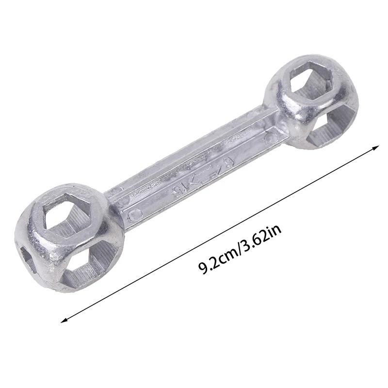 1p Cycling Bicycle Hexagon Wrench 6-15mm Multipurpose 10 Holes  Durable Spanner Bike Repair Tool Accessories