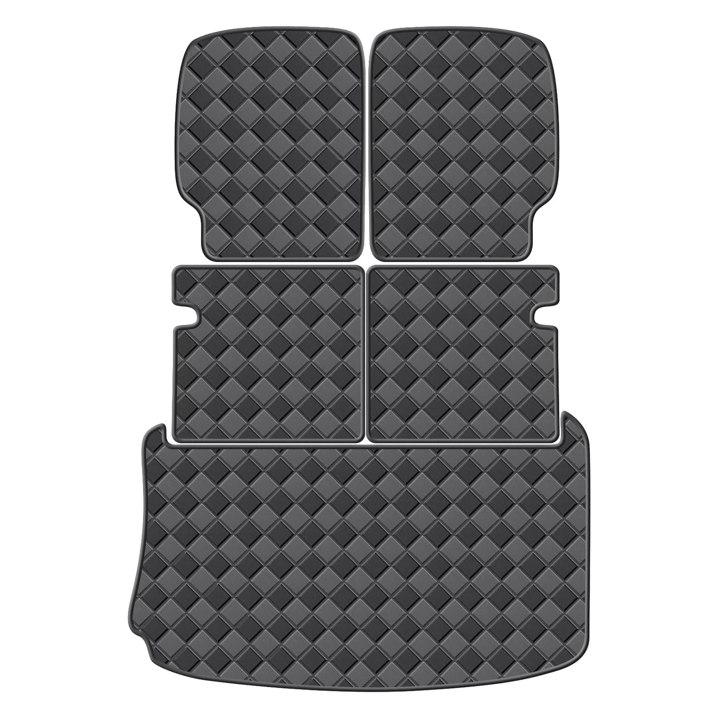 

Car Floor Trunk Cargo Mat for 2011 2019 Ford Explorer 6 Seats waterproof Liner Antiwear Antidirty