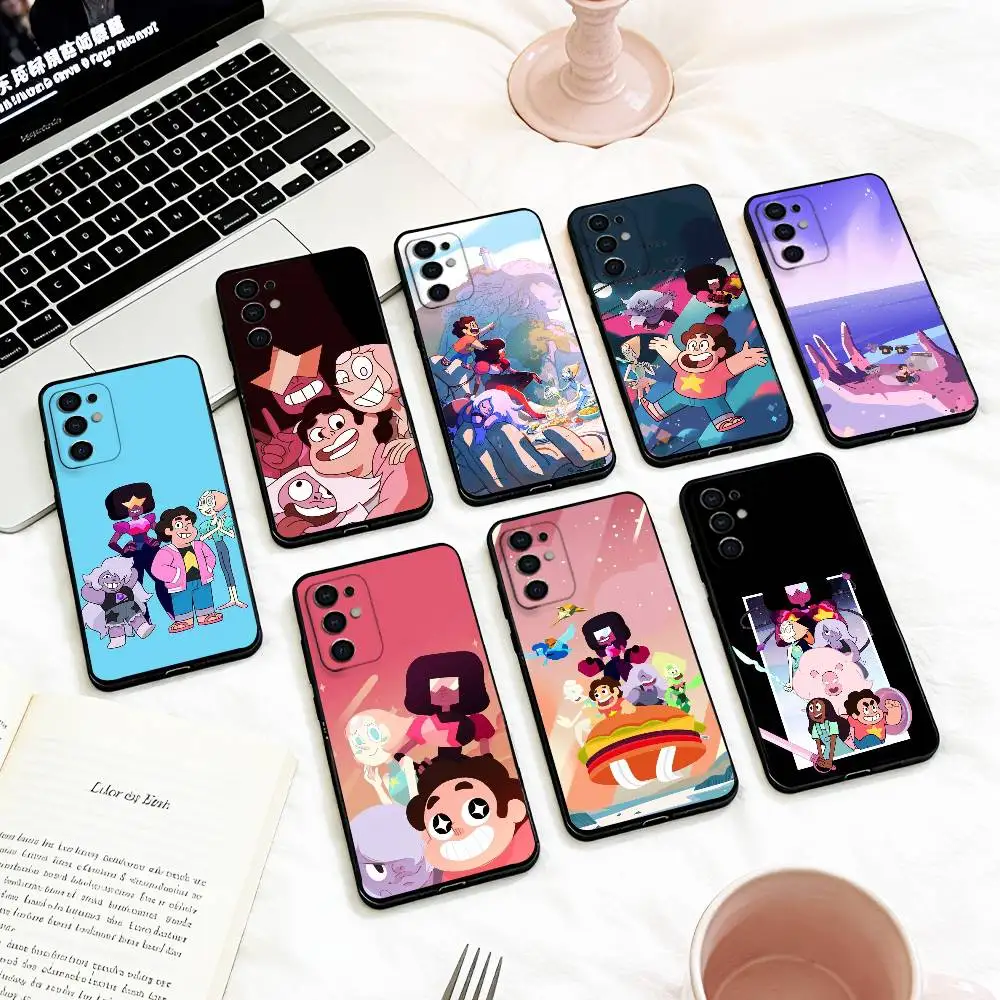 L-LGBTQ  S-Steven U-Universe   Phone Case For Samsung S 25,24,23,22,30,21,10,9,Ultra,Plus,Lite,FE,4,5 G Soft Black Case