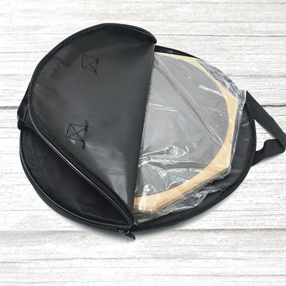 

Waterproof 12 Inch Drum Pad Bag with Handle Oxford Fabric Protection for Silent Practice Pads Cymbal Snare Storage Cases