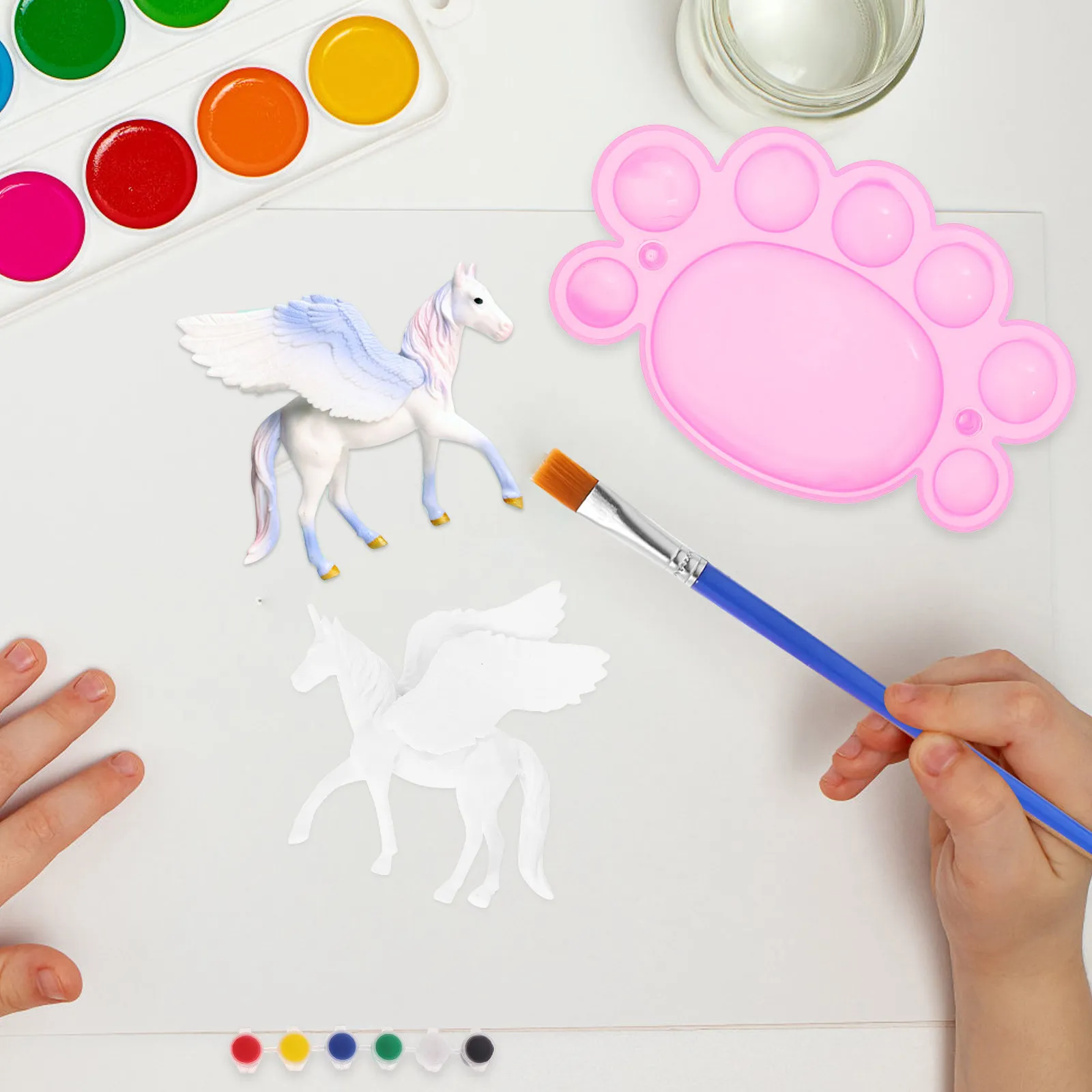 

Набор для творчества: Раскрась Единорога Своими Руками – развивающий набор для детей, для занятий в классе и художественных проектов.