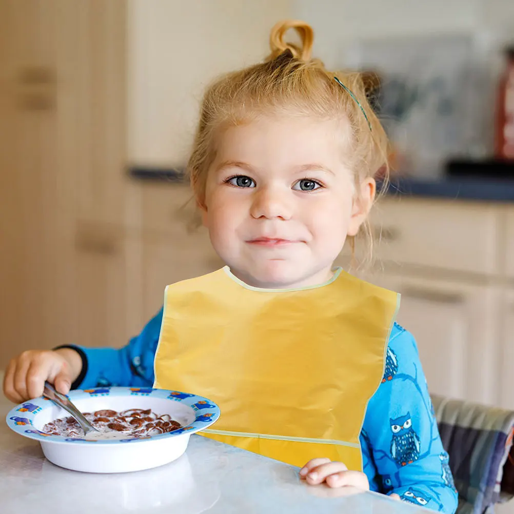 

2pcs Kids Sleeveless Bib Apron Washable Waterproof Art Smock For Toddlers Sleeveless Drawing Vest Kindergarten Bib