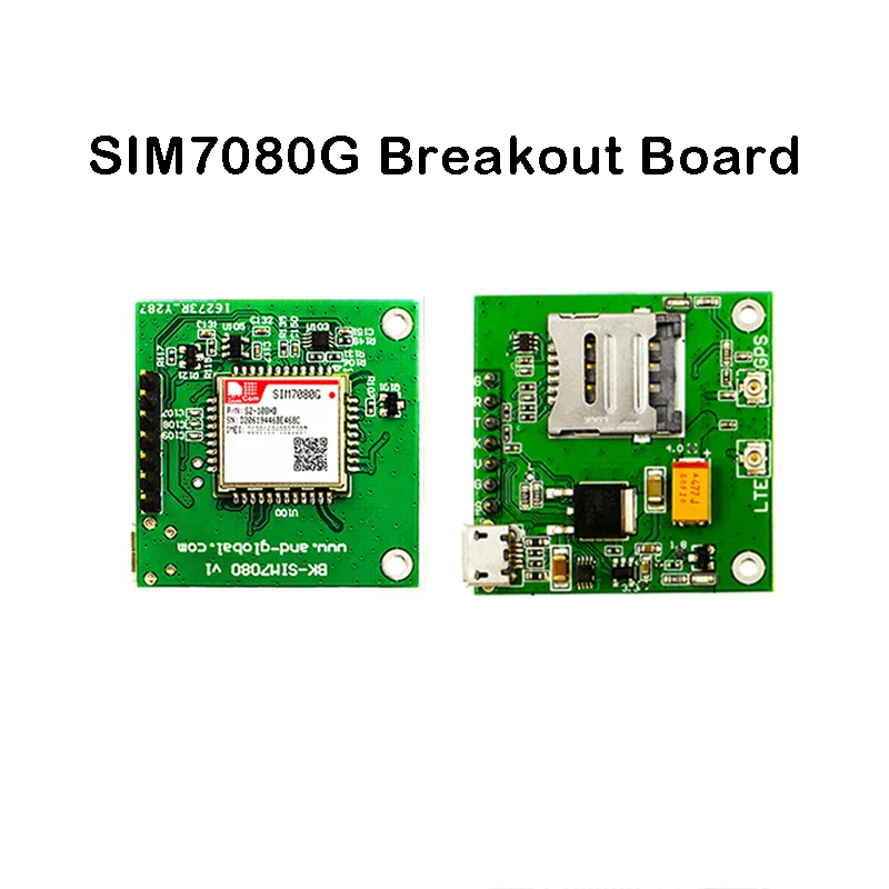 

SIMCOM SIM7080G breakout board Multi-Band CAT-M and NB-IoT dual mode module solution in a SMT type compatible with SIM868