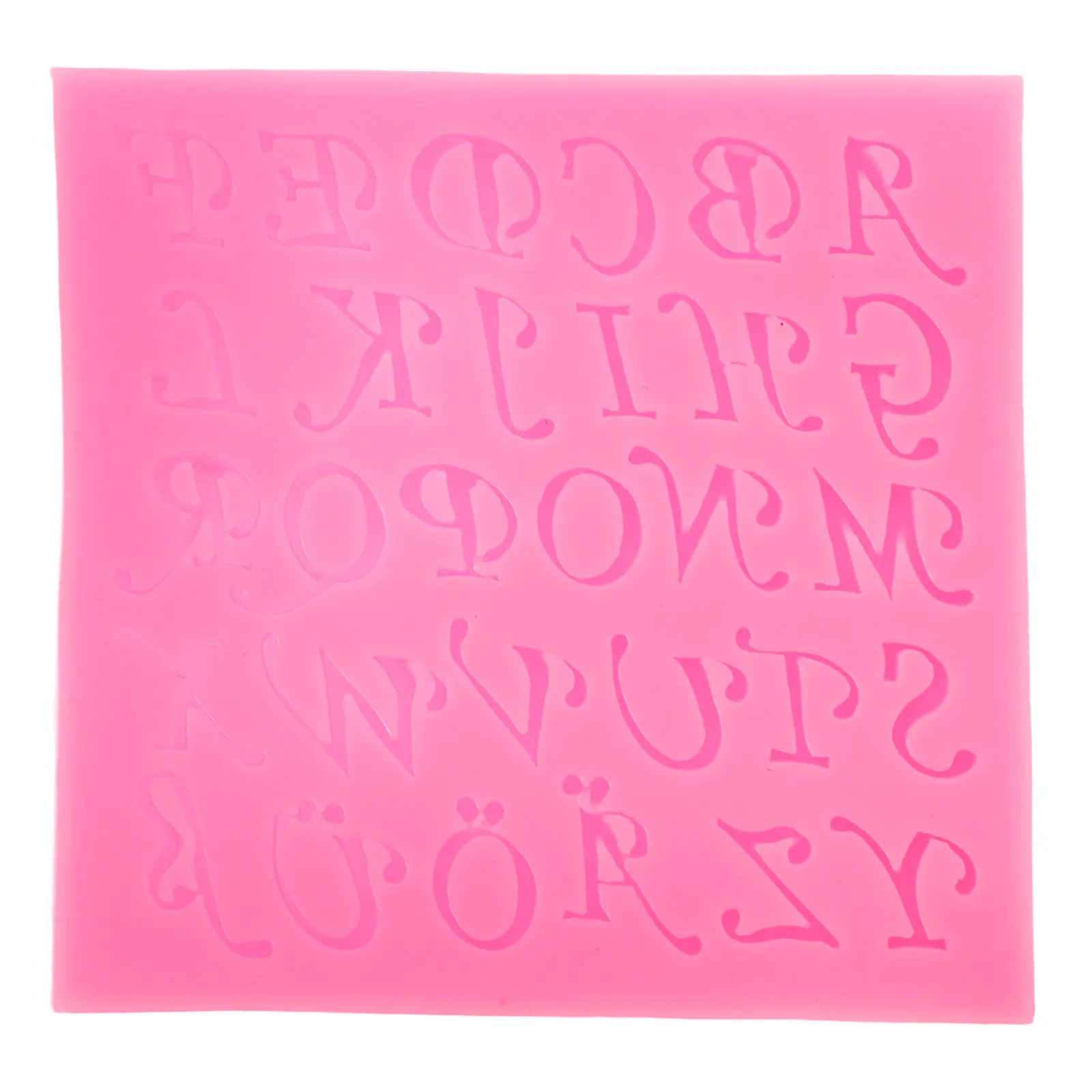 Food-Grade Letter Silicone Molds Alphabet for Fondant Chocolate Cookies Cakes Baking Decoration DIY Pastry Dessert view 5