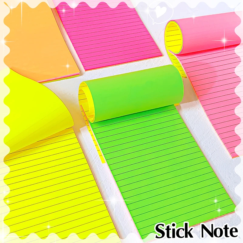 Stationery Large size memo pad planner adhesive notes self-adhesive notes office supplies sticky notes Paper stickers for books