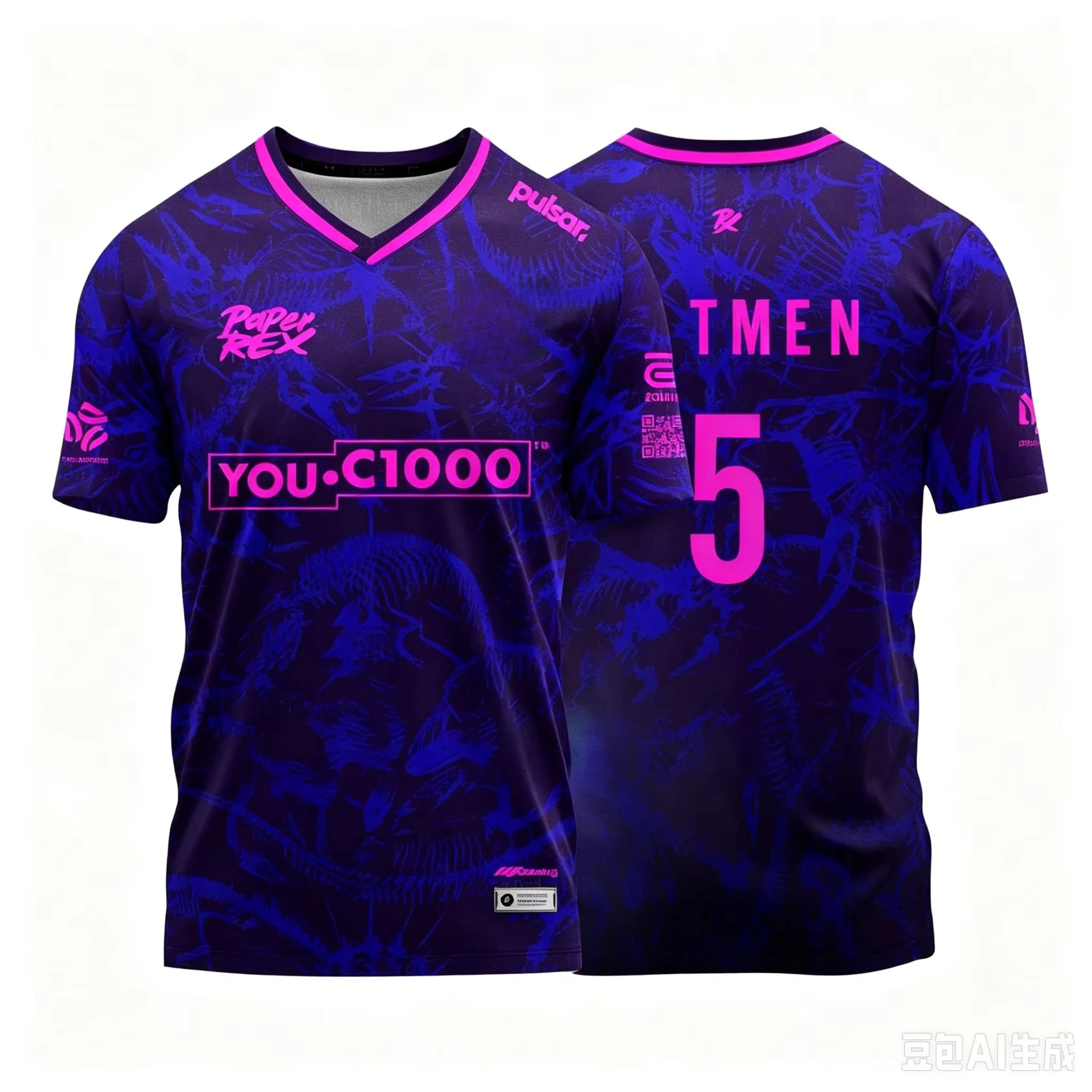 26 Paper Rex Valorant T-shirts Men Esports Team PRX Uniform Jersey F0RSAKEN Gaming Streetwear Casual Tees Breathable Summer Tops