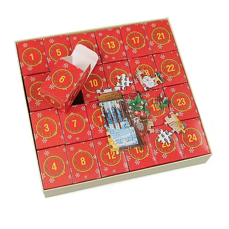 

Advent Calendar Puzzle Funny Holiday Puzzles Christmas Countdown Calendar For Kids 24 Boxes 1008PCS Countdown Calendar Funny