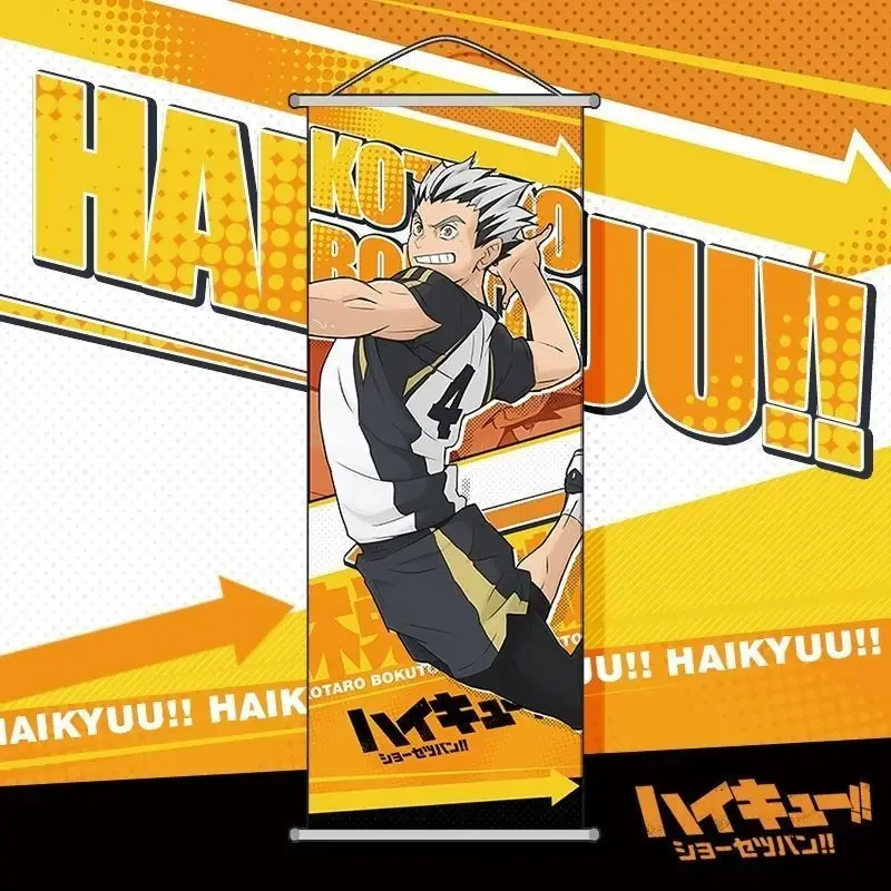 Anime Haikyuu HinMiShoyo Kageyama Tetsu peinture suspendue sur soie haute définition