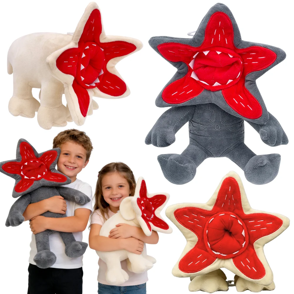 

Новые плюшевые игрушки-персонажи мультфильма 2026: милые куклы Элевин и Демогоргон. Новогодние подарки для детей, мальчиков и девочек.