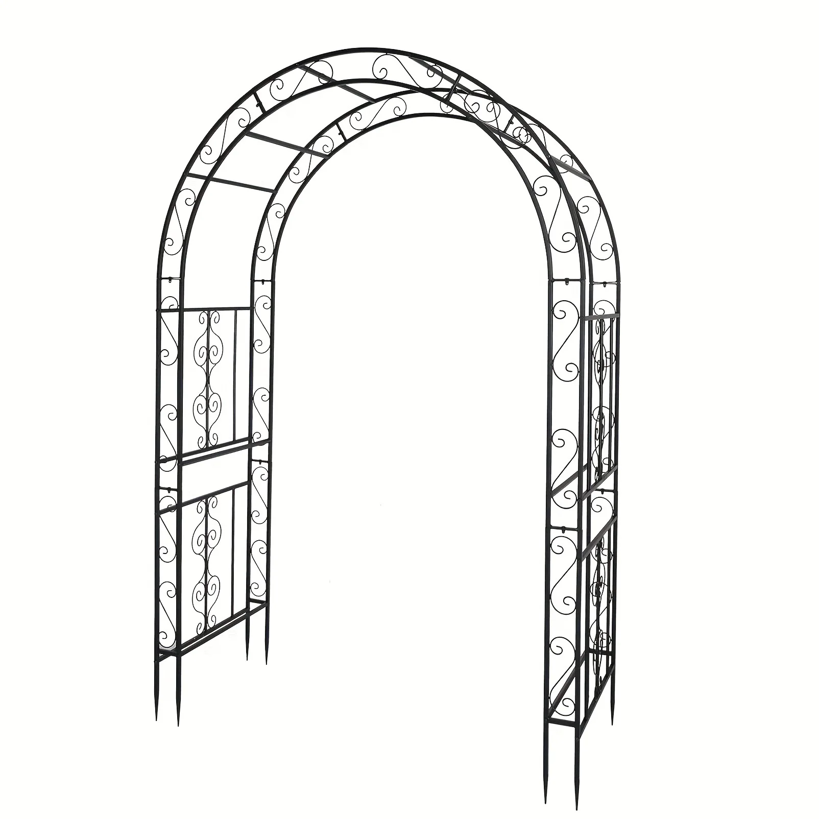 

Cross-border hot-selling wrought iron arc top arch, garden park decorative plant climbing vine home