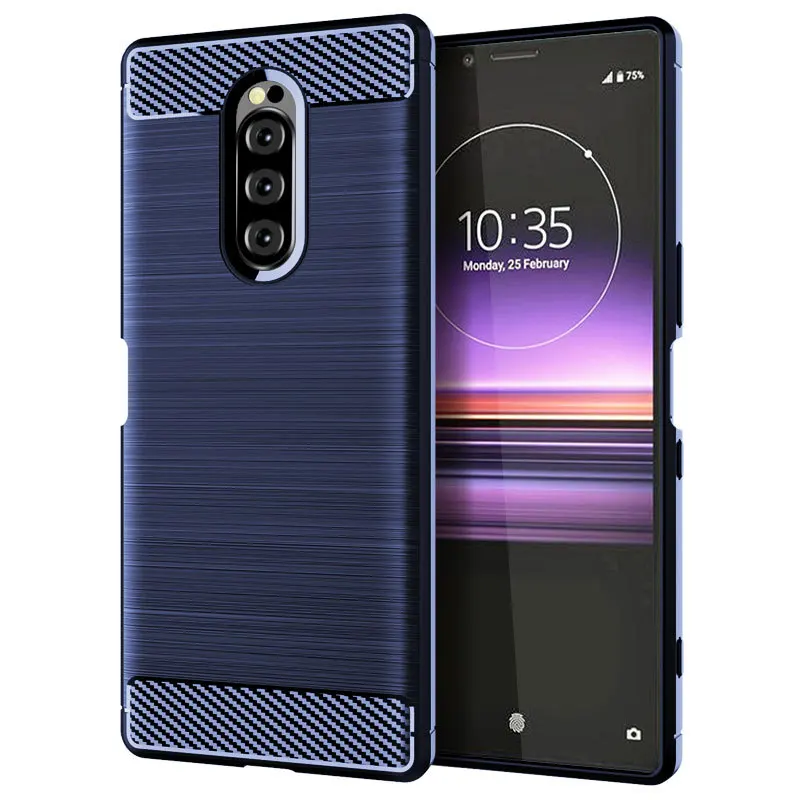 For Sony Xperia 1 J8110 J9110 Case Silicone Bumper Shockproof Silicon TPU Soft Back Cover Matte Case for Sony Xperia 1 J8170