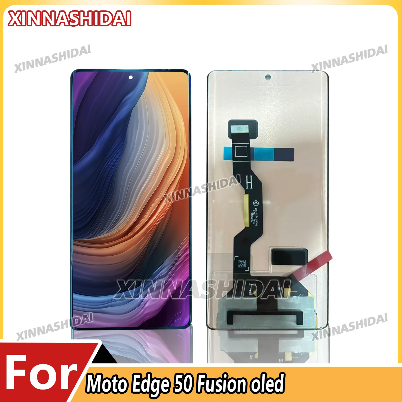 Pantalla LCD con marco y panel táctil para Motorola Edge 50 Fusion, para Moto Edge 50 Fusion XT2429-1 lcd