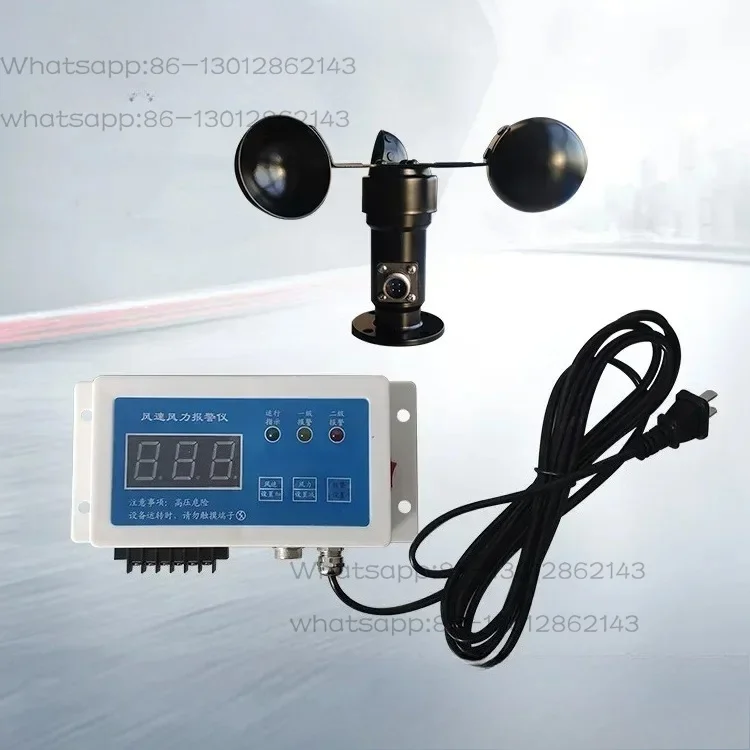 Tower Crane Wind Speed  Sensor Wind Speed and Wind Monitoring Recorder Anemometer