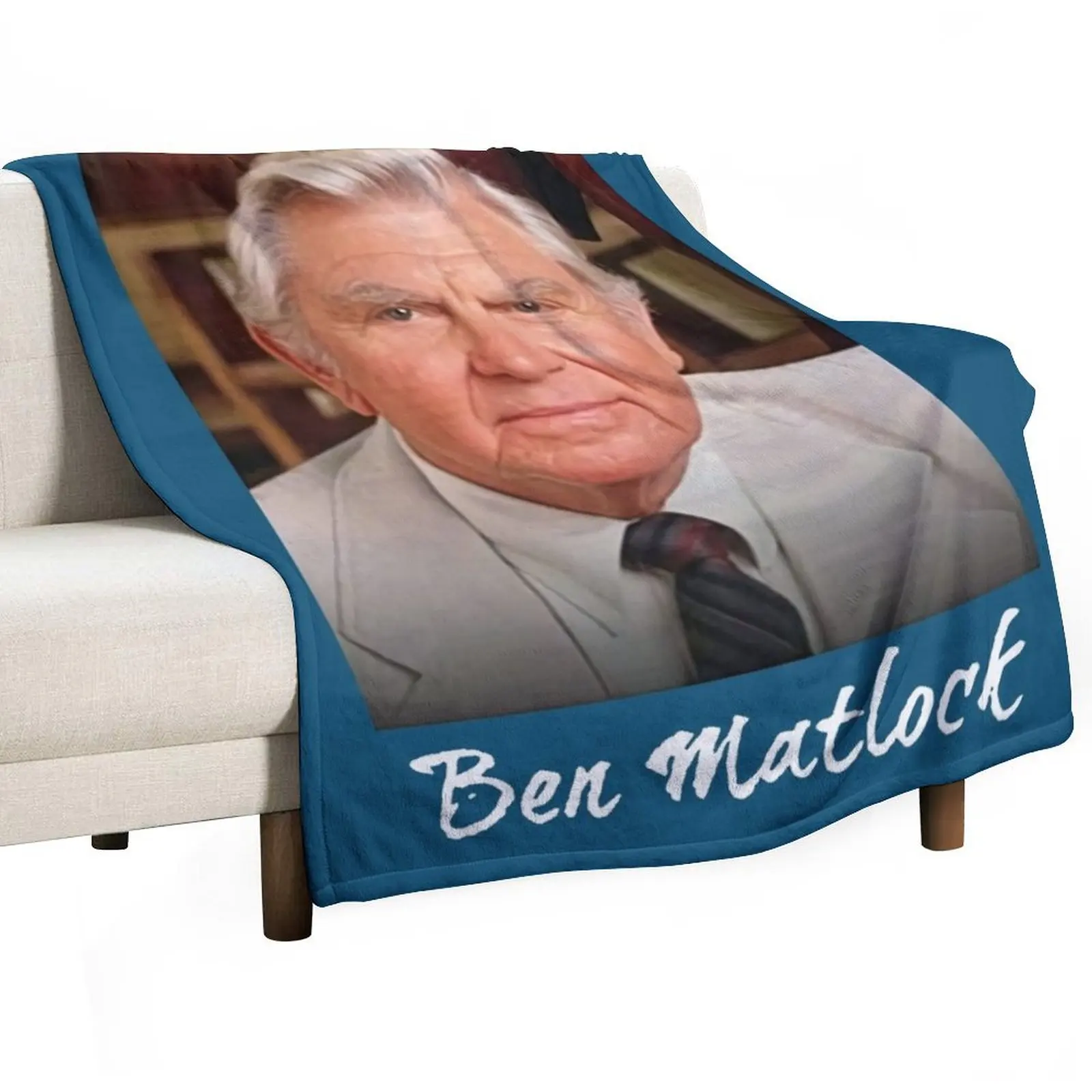 

Cool Ben Matlock Funny Tv Lawyer Drama White Retro Vintage 80s Sitcom Matlock, Customized, Fashion Summer Throw Blanket