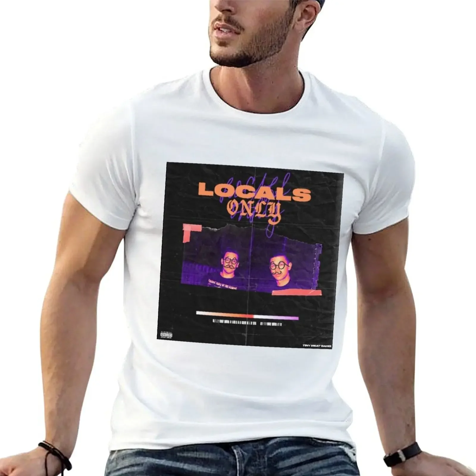 

locals only by tiny meat gang T-Shirt anime tshirt street wear cheap stuff plus size clothes cotton t shirt men