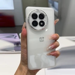 For OnePlus 13 Case Luxury TPU Soft Silicone Transparent Back Cover For One Plus 13 Camera Protection Shockproof Bumper Funda