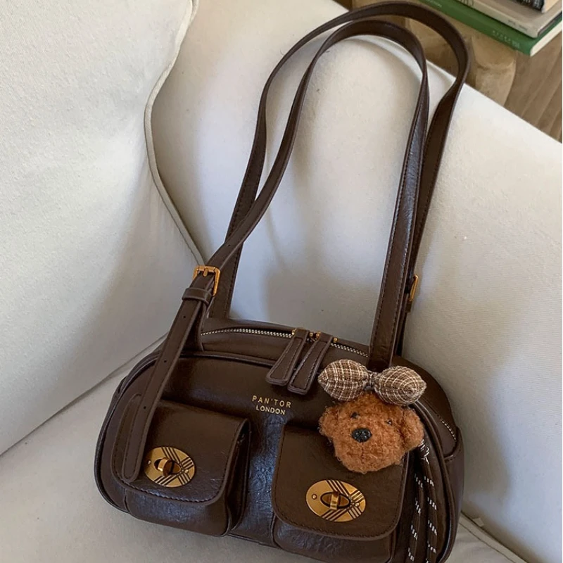 

Elegant Classic Women's Tote Bag Leather Crossbody Shoulder Messenger Handbag For Ladies By Famous Luxury Brand