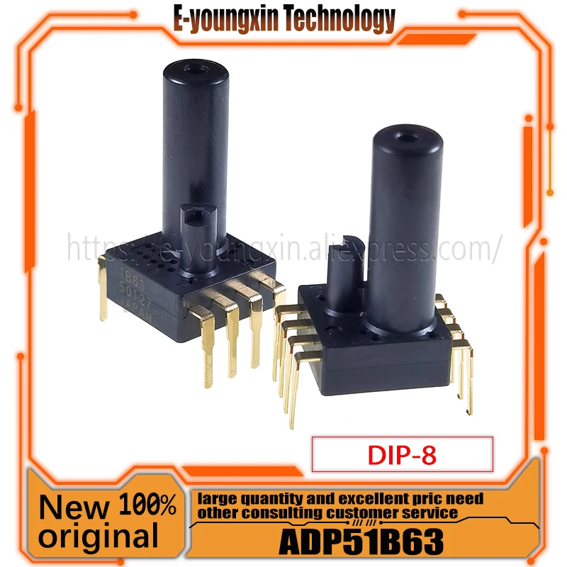 1PC New and original ADP51B63 Screen printing 1B63 PS-A PRESSURE SENSOR Transducers