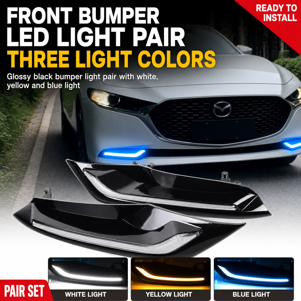 for-mazda-3-axela-2019-2022-dual-color-led-daytime-running-light-shockproof-dustproof-stable-driving-light-assembly