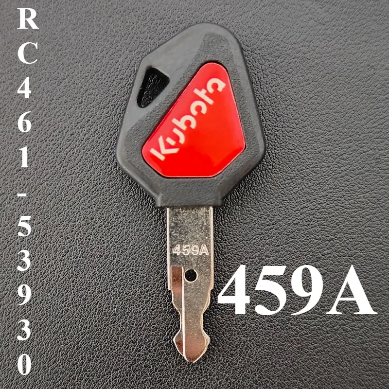 50pcs 459A Key RC461-53930 For Kubota U15/30/135/155/161/163 Mini Excavator5excavator accessories ignition key start key