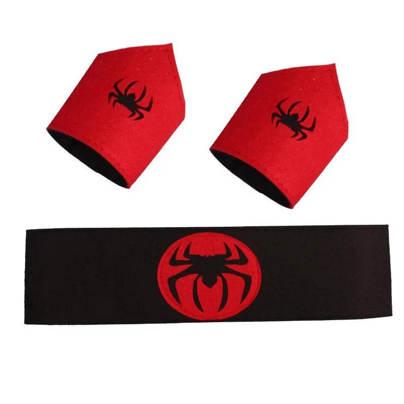 حار مارفل سلسلة الكرتون الرجل العنكبوت الرجل الحديدي معصمه حزام مجموعة الأولاد أداء الدعامة مجموعة هدايا عيد الميلاد #5