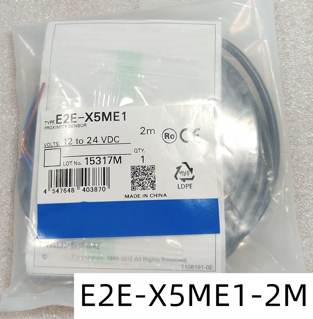 

Оригинальный новый 100% датчик приближения E2E-X5ME1-2M