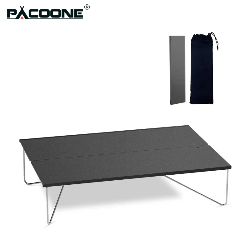 

Стол для кемпинга PACOONE: портативный, легкий, складной, удобный для хранения, для путешествий и пикников, маленький столик