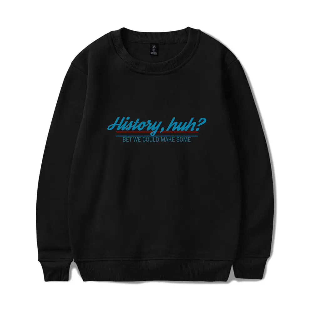 Red White and Royal Blue History Huh O-Neck Sweatshirts Women Men Long Sleeve Fashion Pullover Clothes