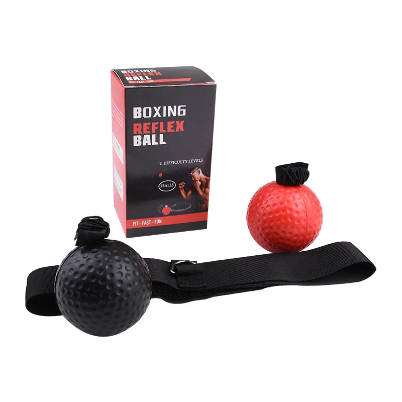 Boxing Reflex Speed Punch Ball Sanda Boxer Raising Reaction Force Hand Eye Training Set Stress Gym Boxing Muay Thai Exercise