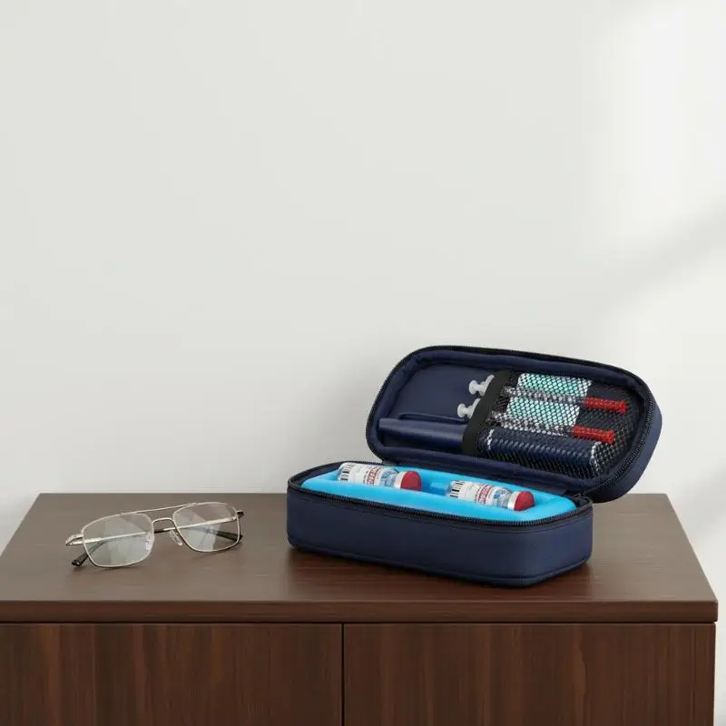 

[HBA]Insulin Cooler Travel Case Durable Medicine Cool Bag for Insulin Pens and Needles for Vacation Hiking and Picnics