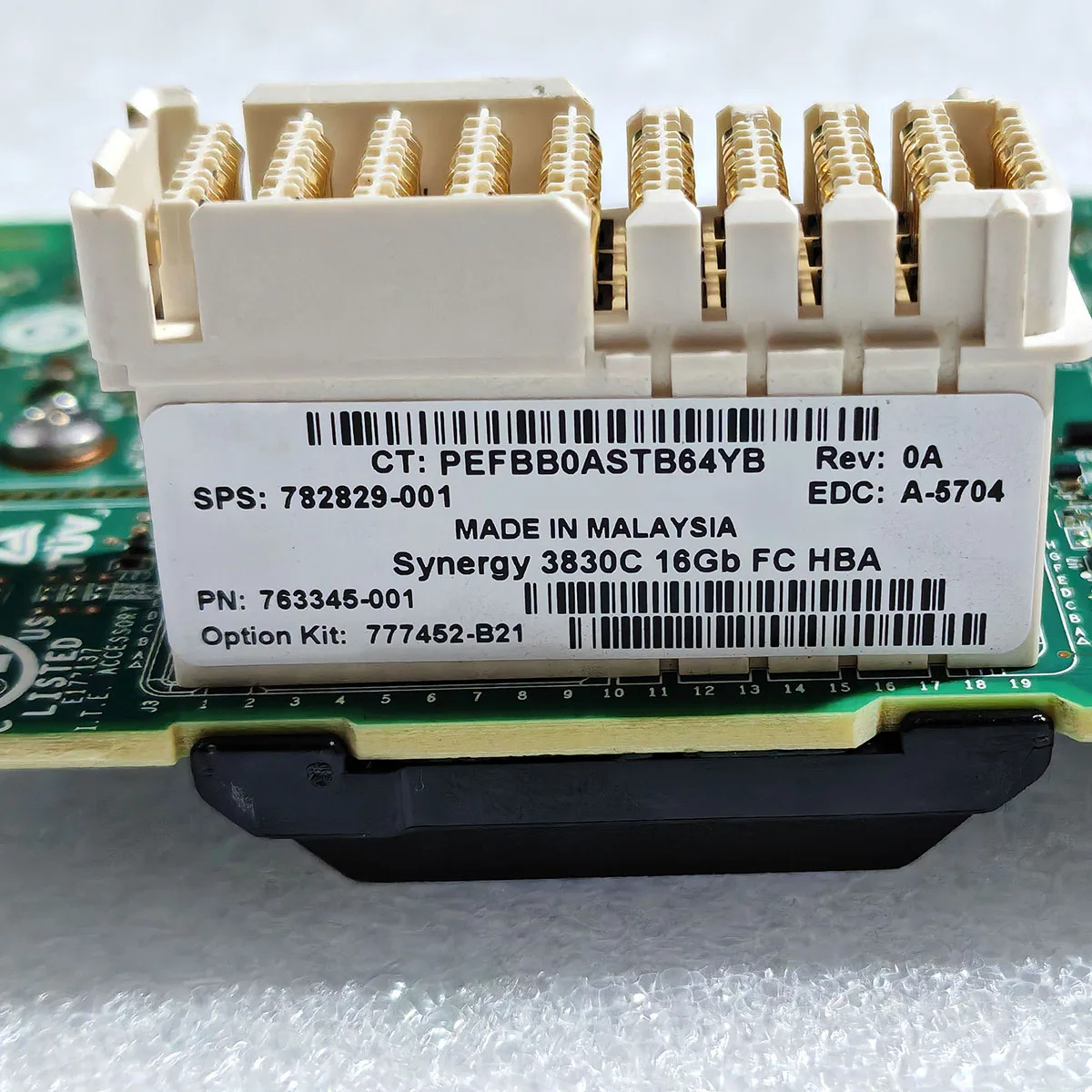 3830C 16Gb FC HBA Host Bus Adapter 777452‑B21 782829‑001 763345‑001 Blade Server Fibre Channel Storage Adapter Module