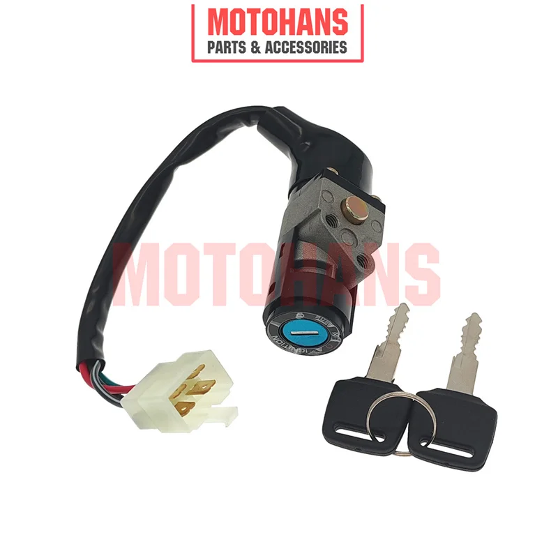 

MOTORCYCLE PARTS IGNITION LOCK IGNITION SWITCH 4 MALE PLUG ACCESSORIES FOR HONDA WAVE110 CD110 AKT110 SMASH110