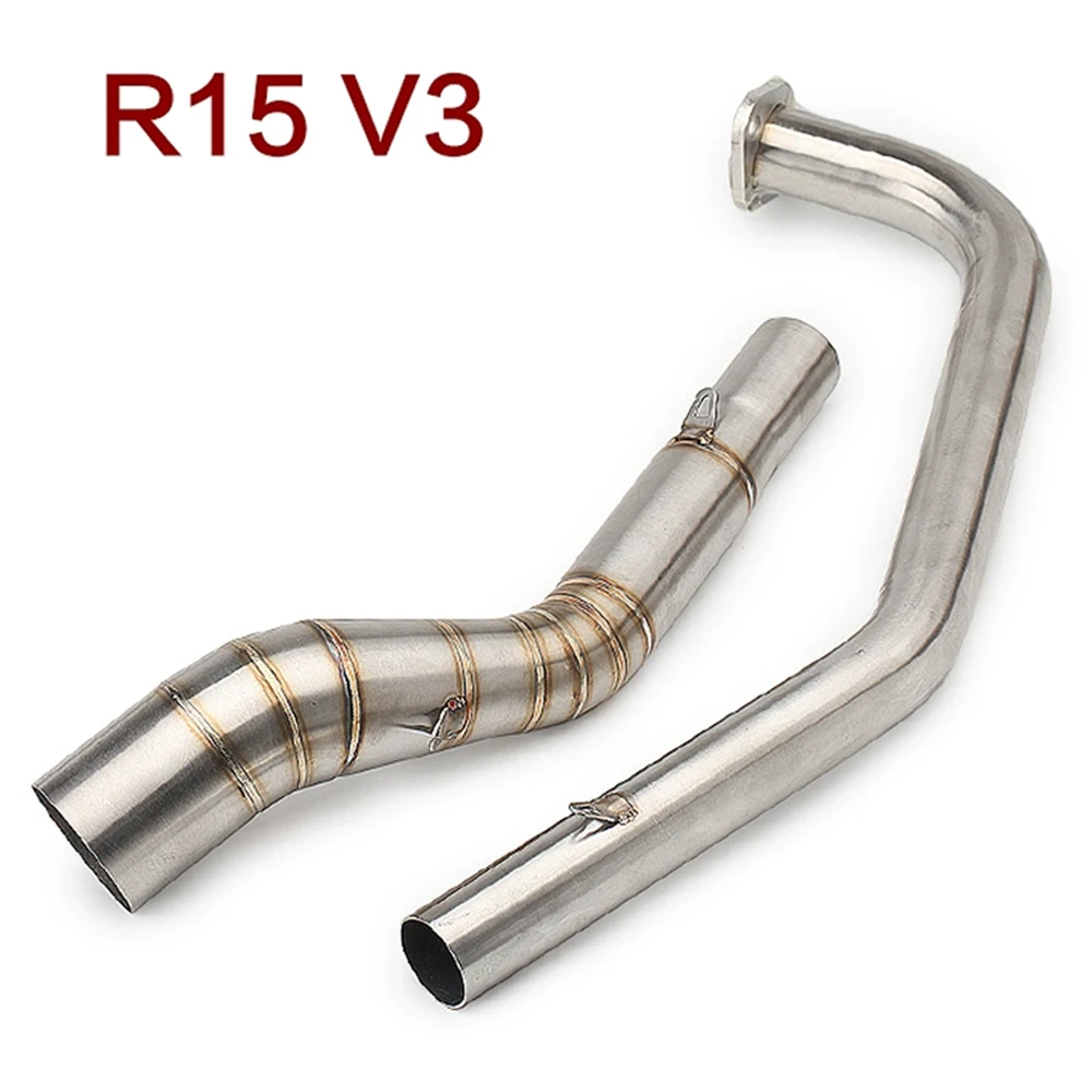 For Yamaha YZF-R15 R125 MT125 MT-15Motorcycle Full Exhaust Escape System Modifed Pipe 2008-2023 V1 V2 V3 Muffler Exhaust Pipe