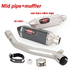 For Honda VFR1200X Crosstourer 2012-2020 VFR1200X Crosstourer DCT Motorcycle Exhaust System Mid Link Pipe Muffler Tip Silencer