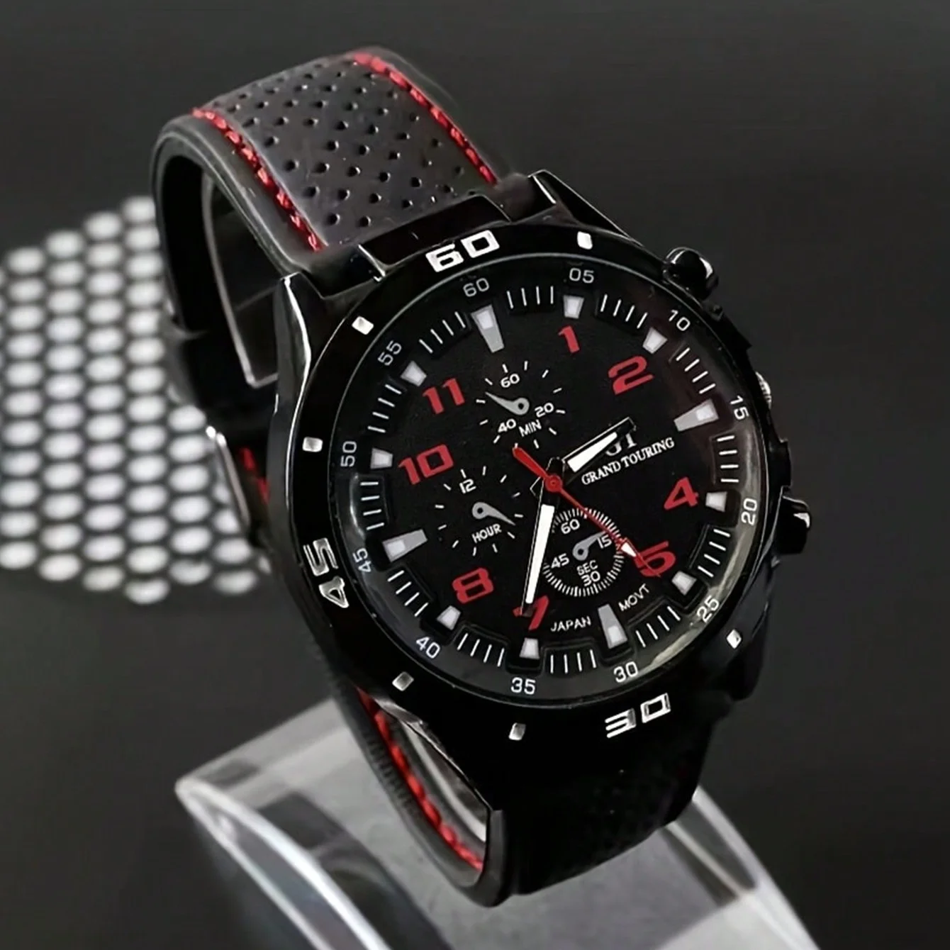 Men's Watch, Quartz Watch, Fashion Casual Watch, Elegant Silicone Strap, Round Dial