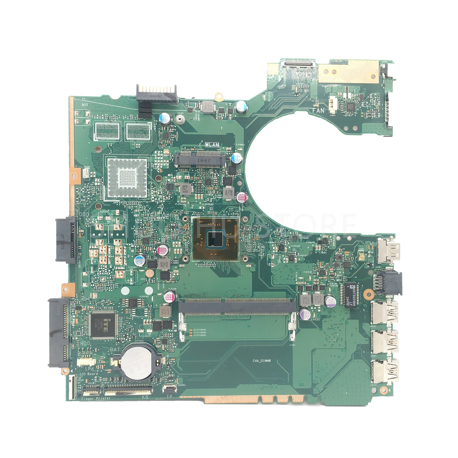 KEFU P452SJ Laptop Motherboard For Asus P452SA P452SJ PRO452S Oraginal Notebook Mainboard N3700  N3050 CPU UMA 100% Teste OK