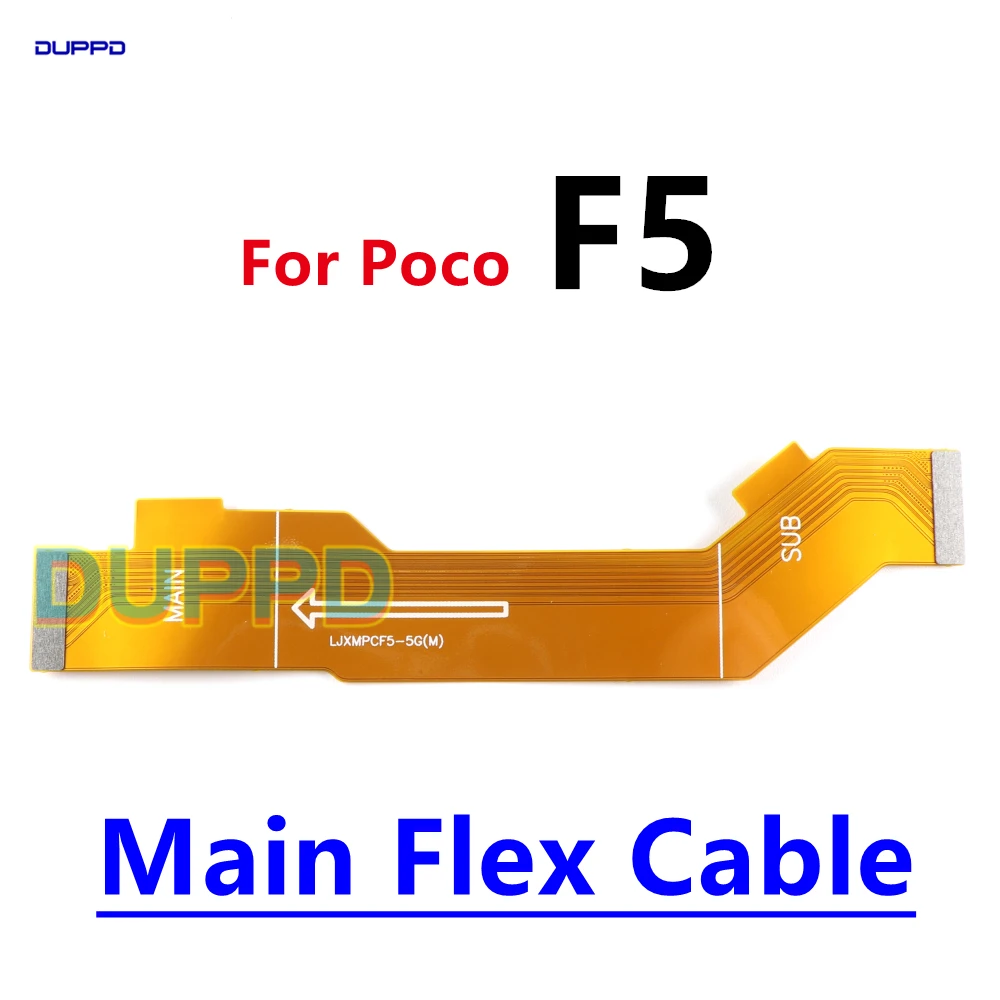 Charging Flex For Xiaomi Poco F5 USB Charge Port Jack Dock Connector Charging Board Main Motherboard Flex Cable F5