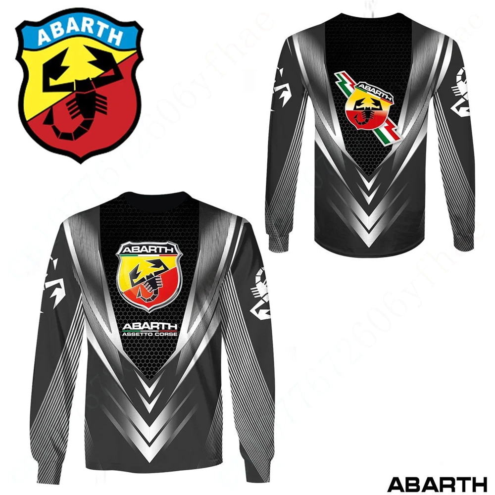 

Abarth Casual T-shirts Anime T Shirt For Men Women Unisex Clothing Quick Drying Sweatshirt Top Harajuku O Neck Long Sleeve