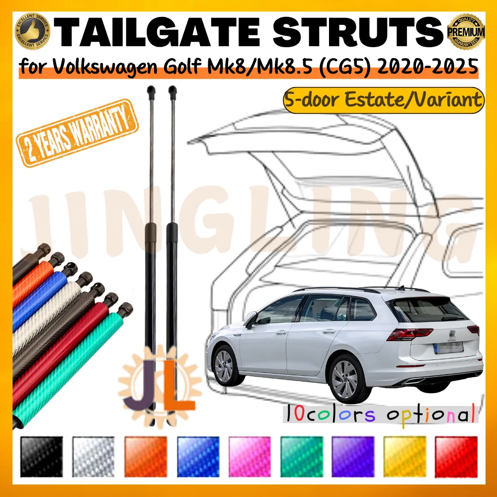 

Qty(2) Trunk Strut for Volkswagen Golf Mk8/Mk8.5 Estate/Variant (CG5) 2020-2025 Rear Tailgate Boot Lift Support Gas Spring Shock