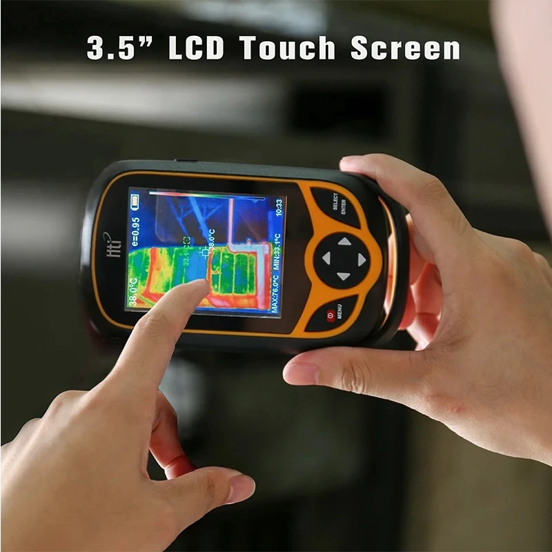Handheld 3.2 "Full angle kamera termowizyjna na podczerwień temperatura powierzchni obrazowanie w czasie rzeczywistym transmisja termowizyjna