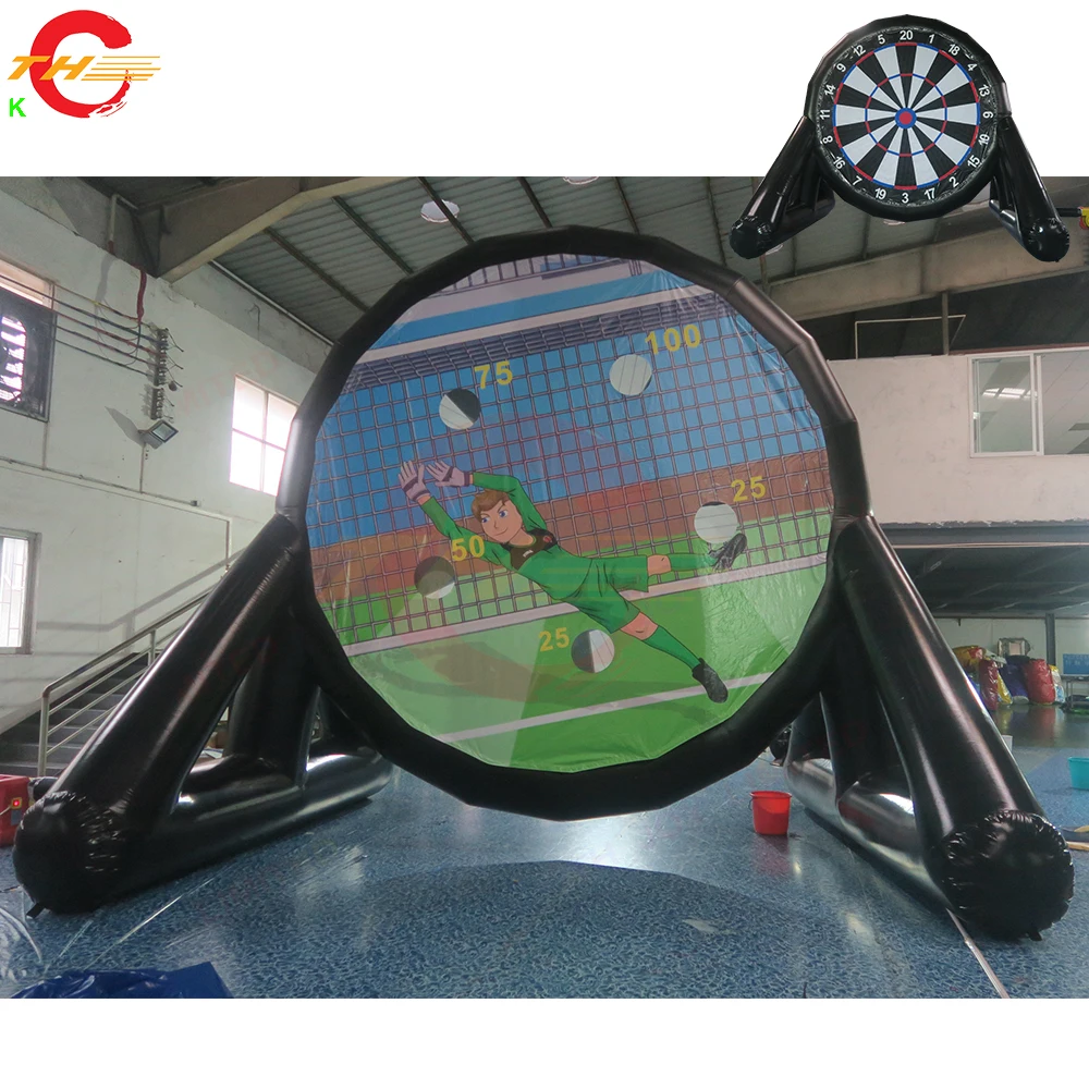 

Free Shipping to Door! Giant 2 Sides Play Inflatable Dart Board Soccer Football Darts Carnival Sport Games for Sale