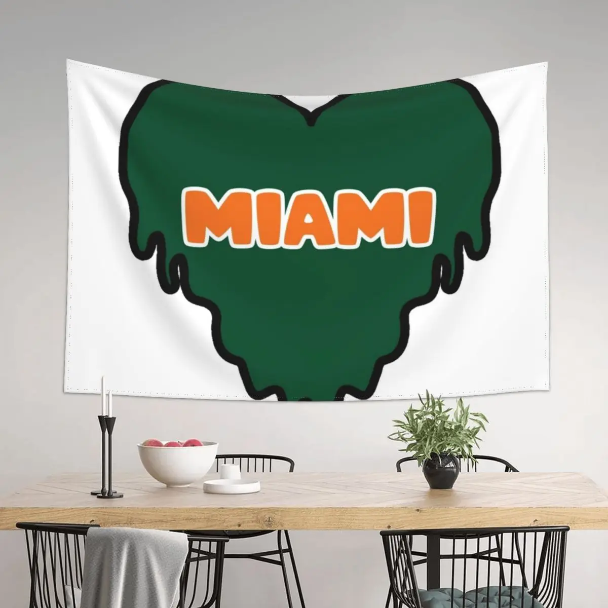 

Miami Dripping Heart Tapestry Outdoor Decor Bedrooms Decorations Nordic Home Decor Tapestry