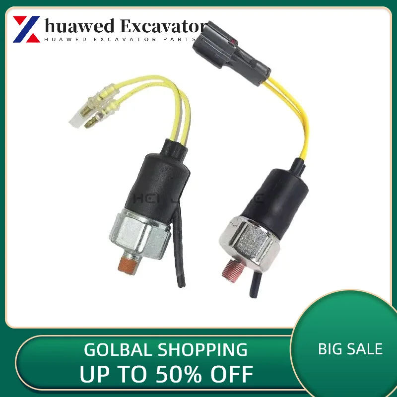 for Hitachi ex120 200 240-3g-5-6 Isuzu 4/6bg1 6bd1 6hk1 Oil Pressure Sensor excavator accessories