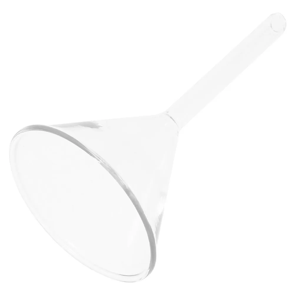 Lab Funnel For School Laboratory Stem Education Triangular Shape 75MM Wide Mouth Stable Scientific