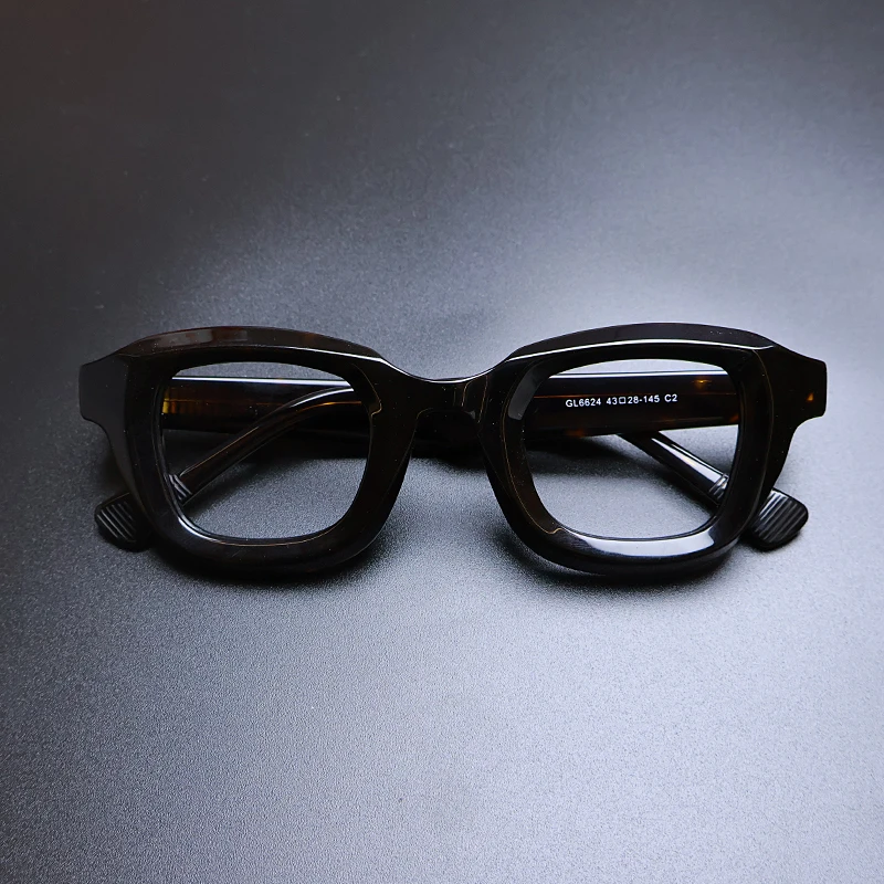 Handmade Vintage Acetate Glasses Frame For Men Retro Eyeglasses Frame Women Luxury Brand Eyewear Myopia Prescription