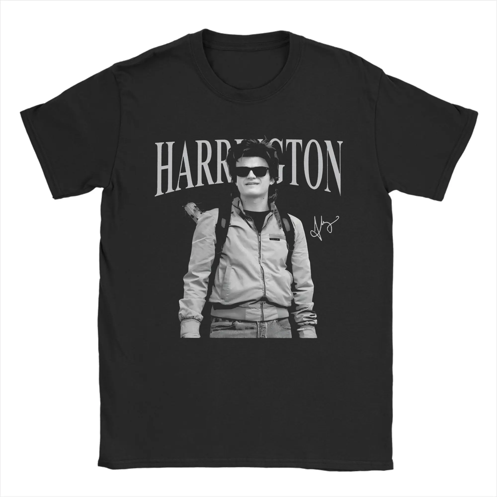 

Steve Harrington T Shirt Men's Cotton Novelty T-Shirts O Neck Tee Shirt Short Sleeve Clothes Plus Size