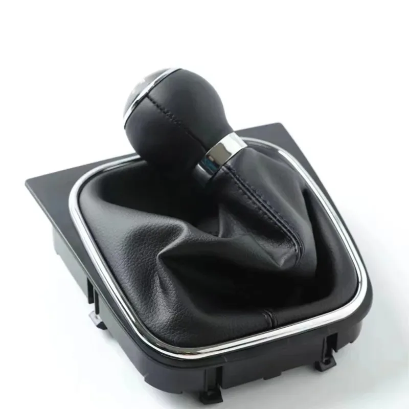 جديد للجولف 5 فولت MK5 MK6 جيتا R32 2004-2014 تصفيف السيارة 5/6 سرعة عصا والعتاد التحول المقبض مع حافظة طوق التمهيد الجلدية