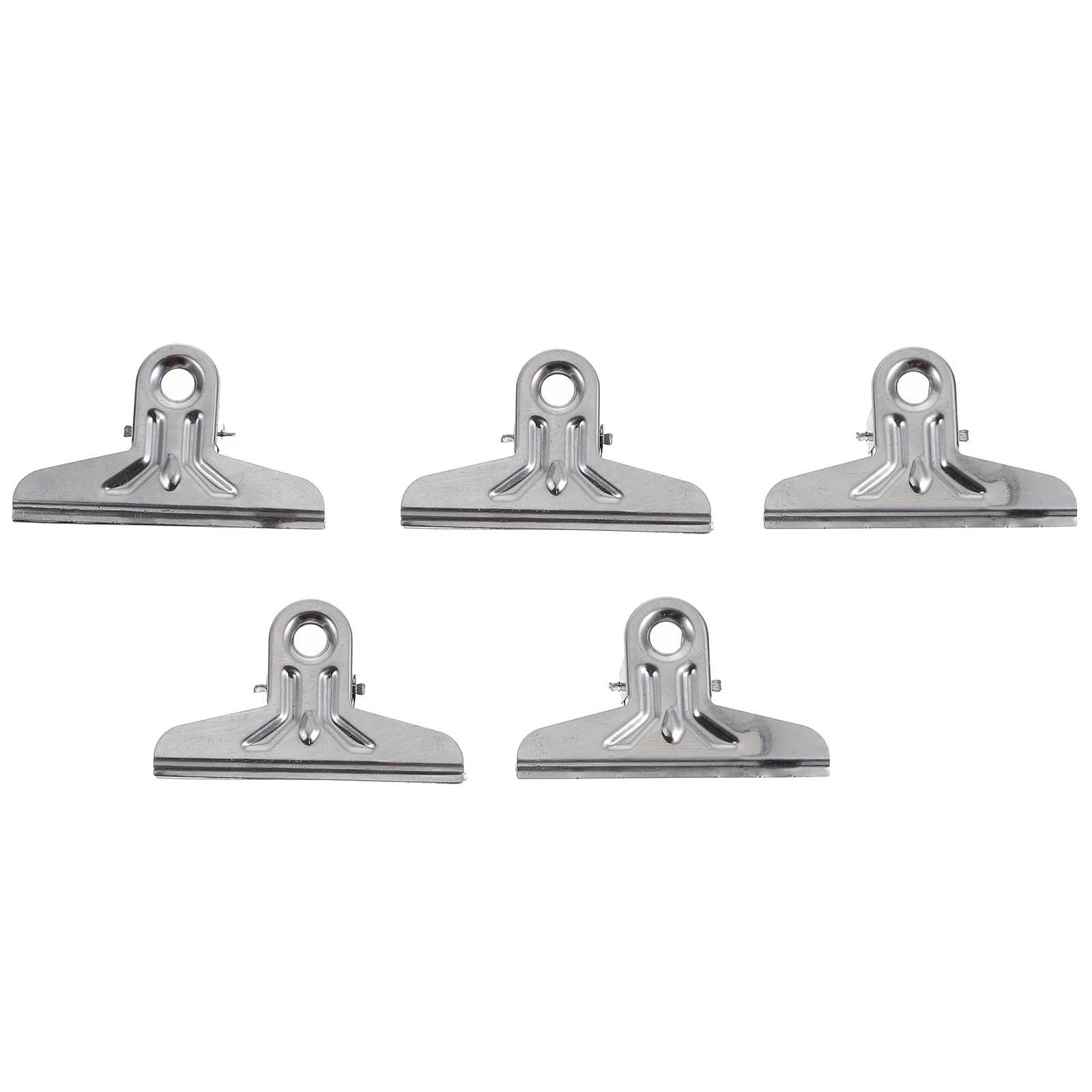 

20 Pcs Stainless Steel Binder Clips Large Silver File Art Oil Painting Frame Clamps Drawing Board Supplies Sketch Clamps Hole